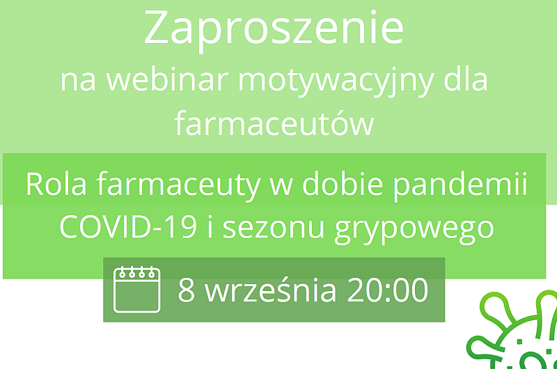 Zaproszenie na webinar motywacyjny dla farmaceutów