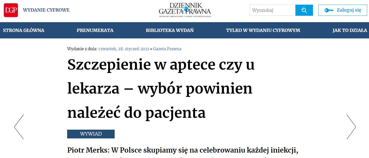 Szczepienia w aptece czy u lekarza