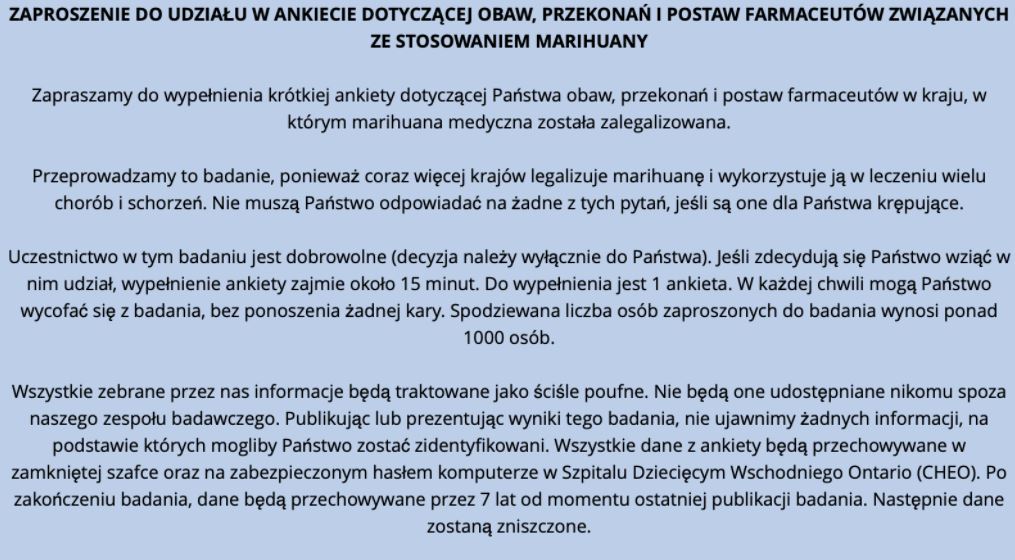 Farmaceuto wypowiedź się!