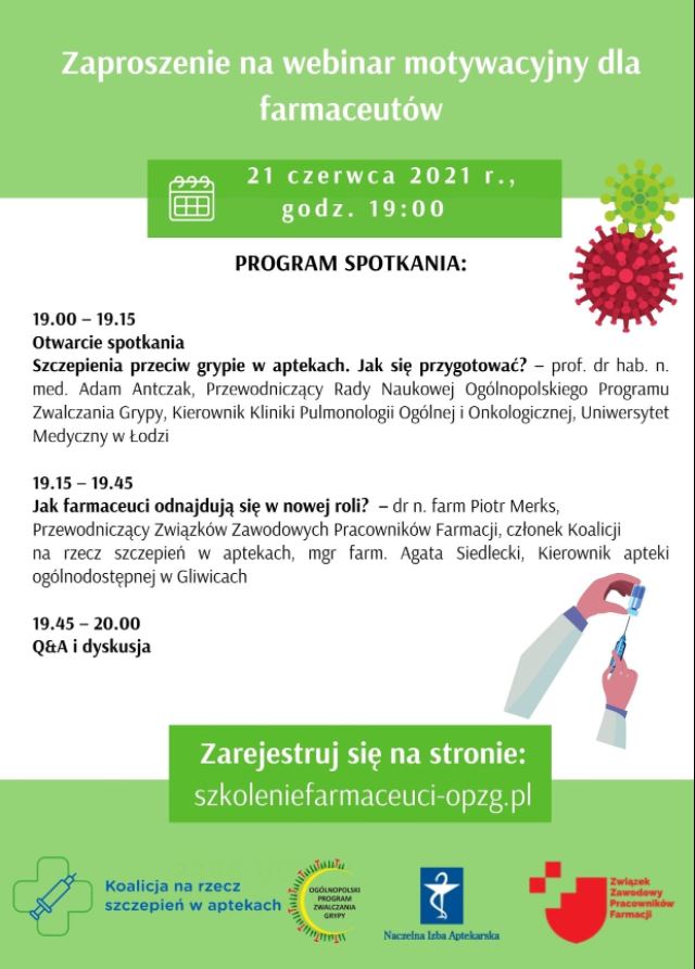 Webinar motywacyjny dla farmaceutów