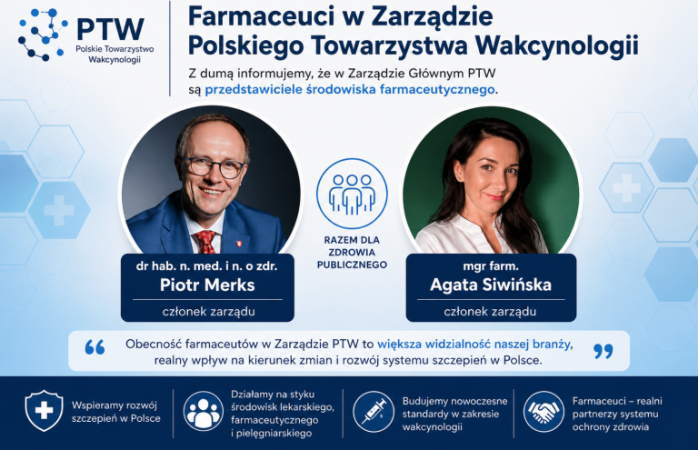 Przewodniczący ZZPF w Zarządzie Polskiego Towarzystwa Wakcynologii