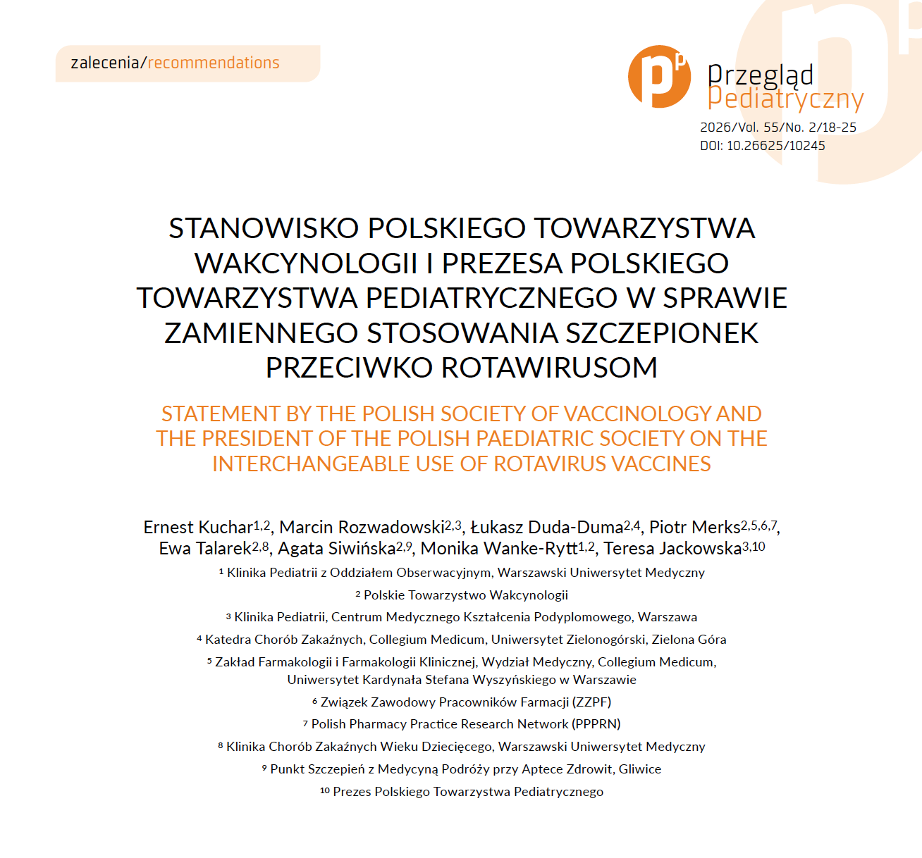 You are currently viewing Nowe stanowisko Polskiego Towarzystwa Wakcynologii i Prezesa Polskiego Towarzystwa Pediatrycznego jest już dostępne online.