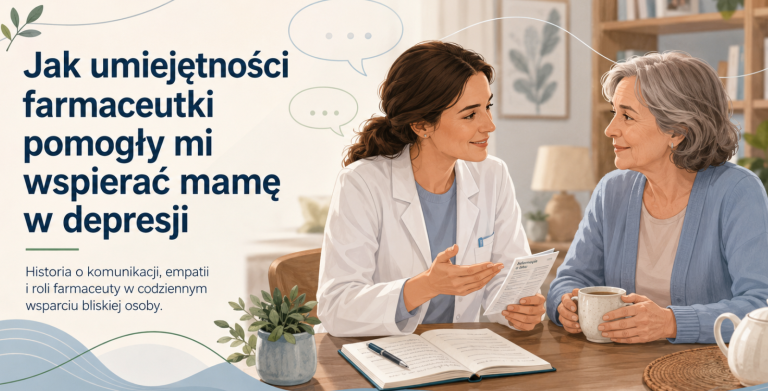 Jak umiejętności farmaceutki pomogły mi wspierać mamę w depresji